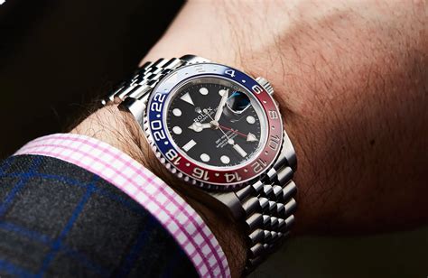 rolex pepsi with oyster bracelet|Rolex blue and red Pepsi.